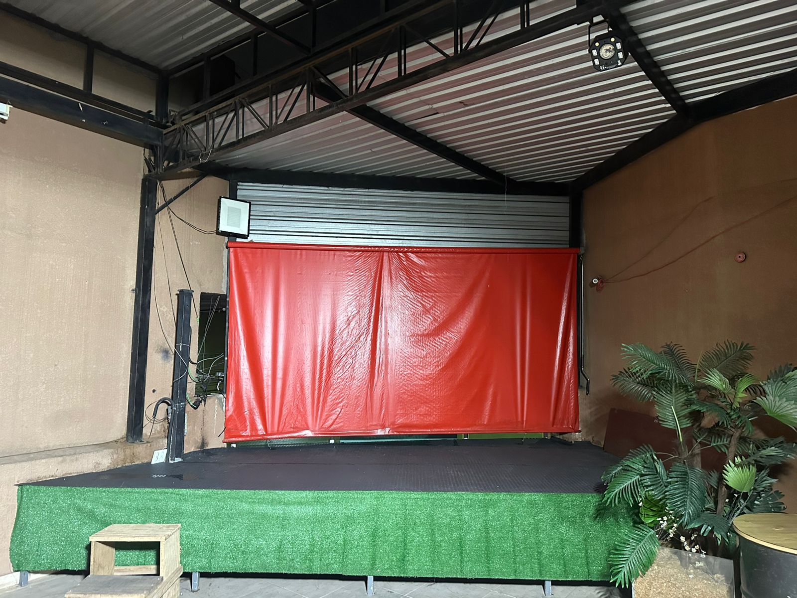 Palco e sistema de som da Rane Lazer